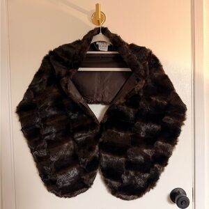 BHLDN Faux Fur Shrug